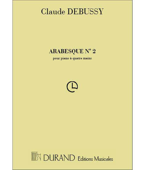 DEBUSSY C. - ARABESQUE N 2 - PIANO 4 MAINS
