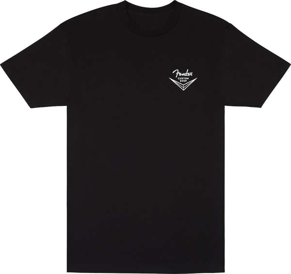 "XL" T-Shirt Logo Fender Custom Shop Black