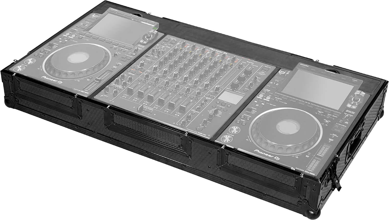 Flight DJ-console CDJ-3000/DJM-V10/DJM-A9 Zwart