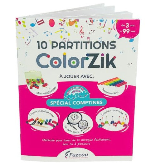 Fuzeau Livret CD Colorzik - Comptines