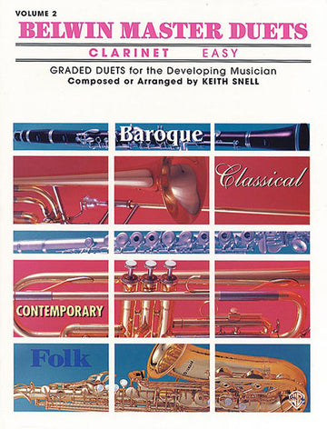 Snell Keith - Belwin Master Duets Clarinet Easy II - Clarinet Ensemble