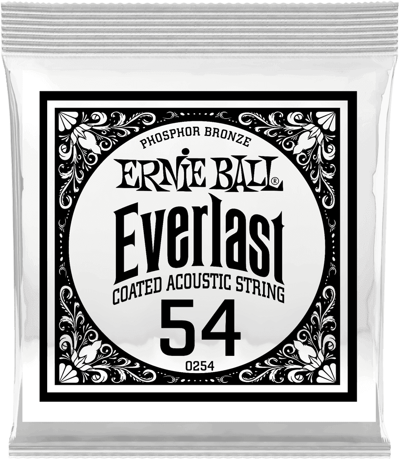 Ernie Ball .054 EVERLAST COATED PHOSPHOR BRONZE ACOUSTIC GUITAR STRINGS
