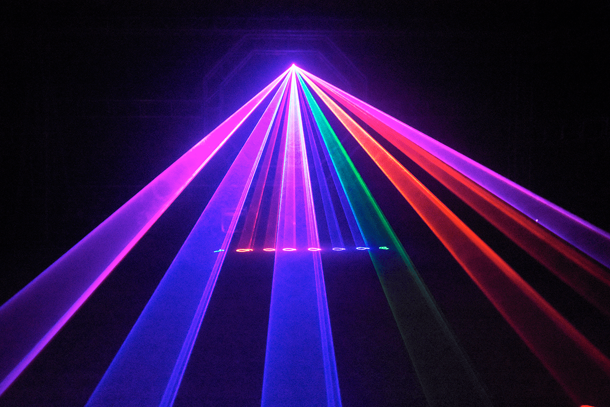 SPECTRUM 1500 RGB - POLYCHROOM LASER GROEN ROOD BLAUW