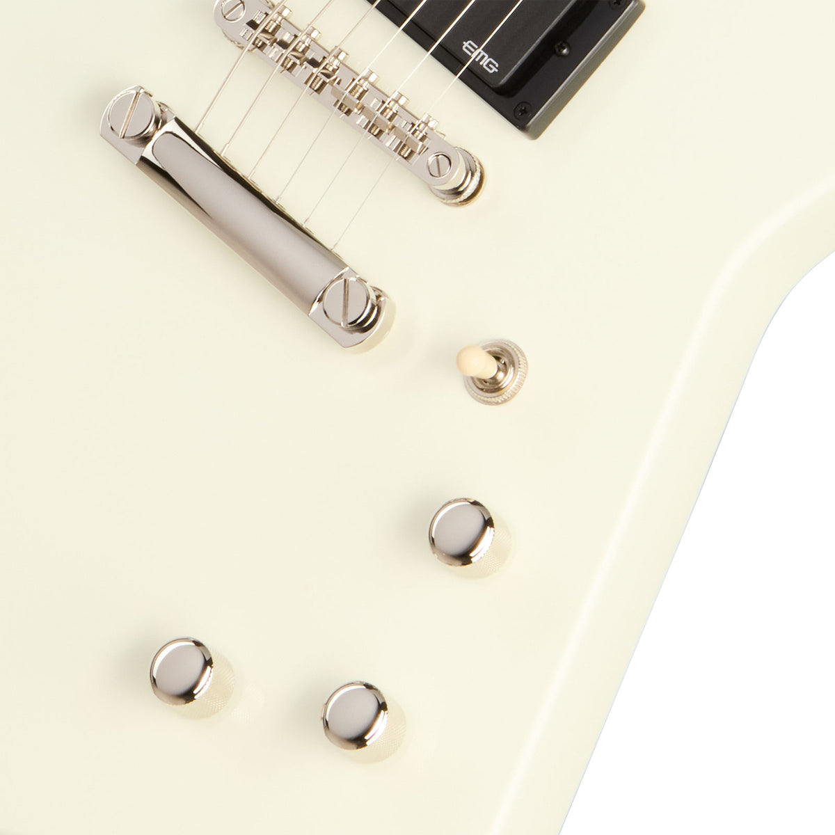 Explorer 80s EMG Classic White IBG