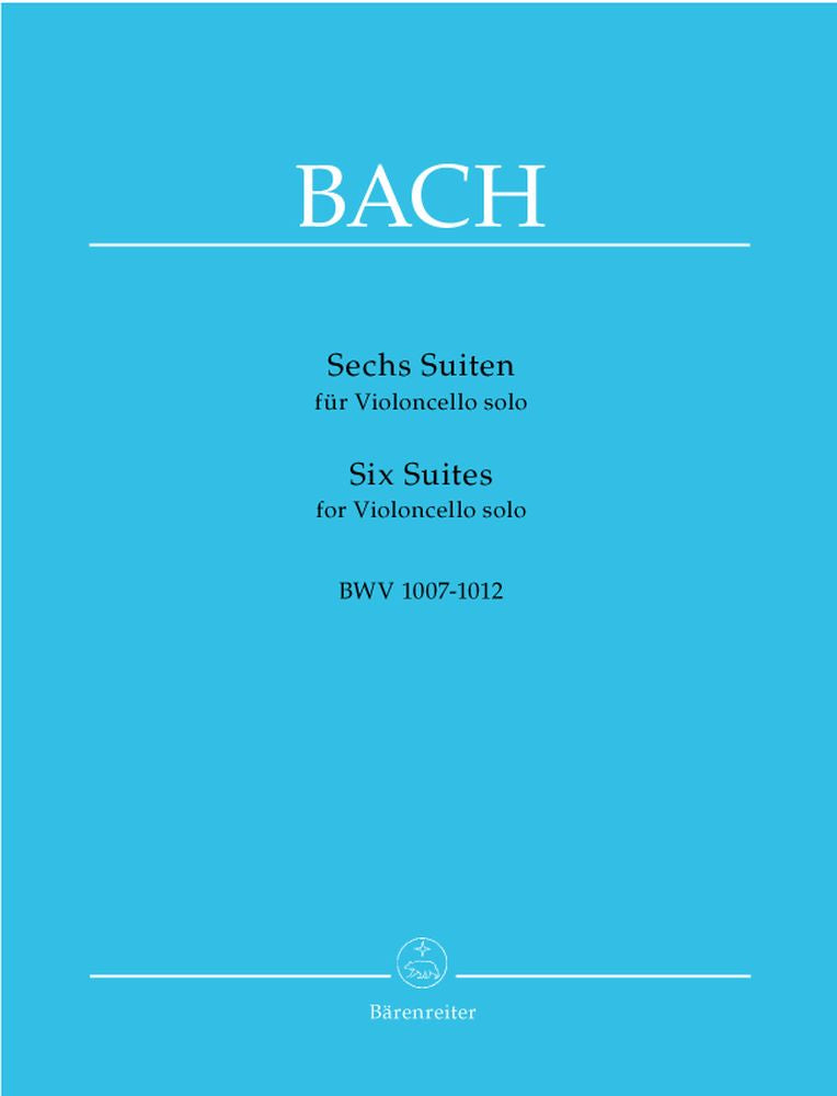 6 Suites BWV 1007-1012 Violoncelle - Bach