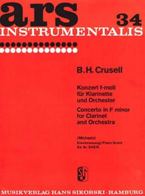 CRUSELL B. - CONCERTO OP.5 - Klarinet en piano