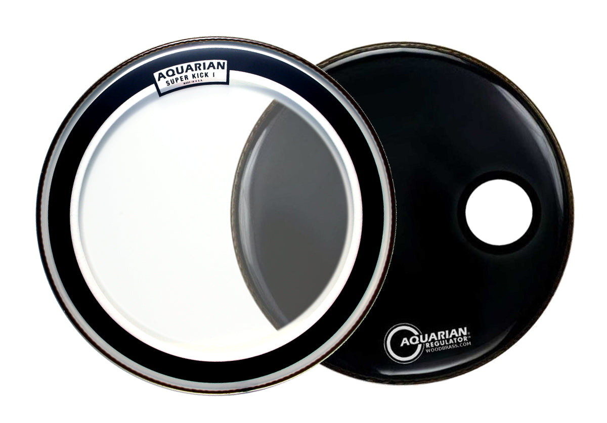 Aquarian SKP22BK - SUPERKICK 22" + REGULATOR 22"