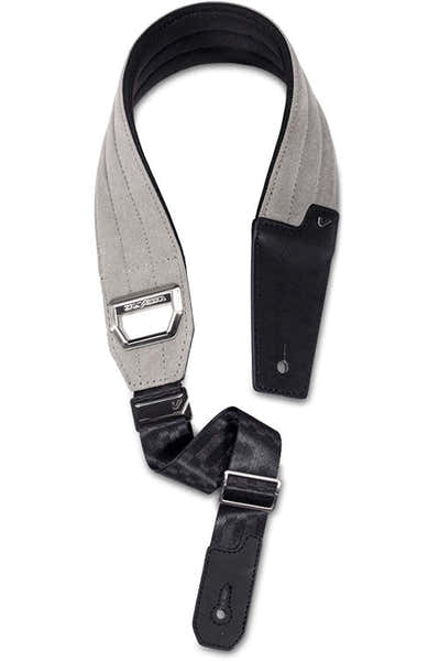 Gruvgear Fabrk - Stoffen riem met neopreen achterkant en veganistisch leer - Grijs