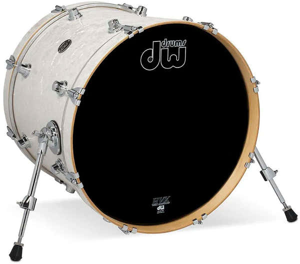 DW Drum Workshop 20X16 BASS DRUM PERFORMANCE FINISH PLY / SATIN OIL WHITE MARINE PEARL