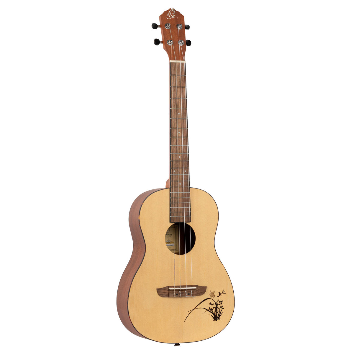 Bariton-ukulele sparrenhout
