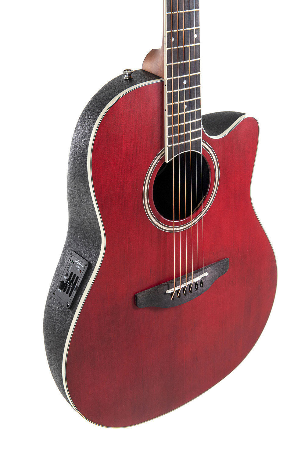Elektro-Akoestische Gitaar Ab24Ii Cs Mid Cutaway Ruby Red Satin