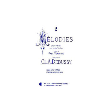 Debussy - méLODIES-poèmes De Verlaine(2) - Voix et Piano