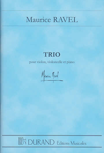 RAVEL MAURICE - Trio voor viool, cello en piano - Zakpartituur