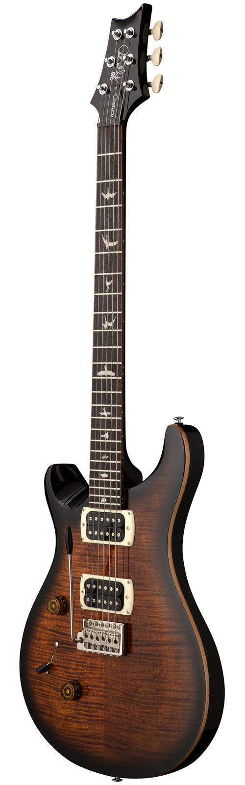 Custom 24 SE Linkshandig Zwart Goud Sunburst