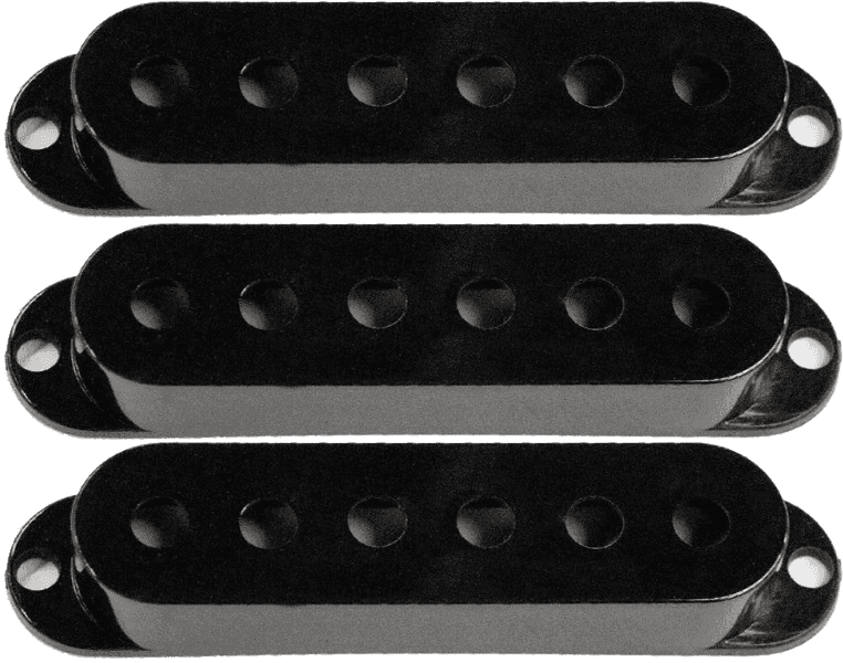 Seymour Duncan S-COVER-B-NOL - 3 X COVER S BLACK WITHOUT LOGO