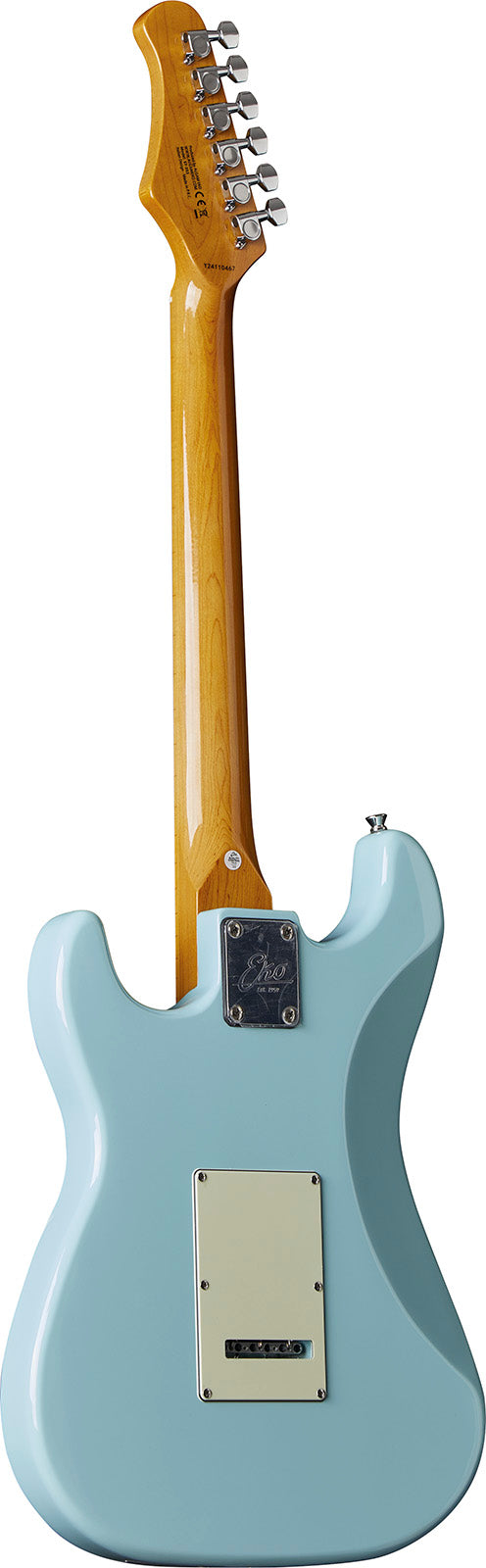ST 351 HSS Daphne Blue Maple fingerboard