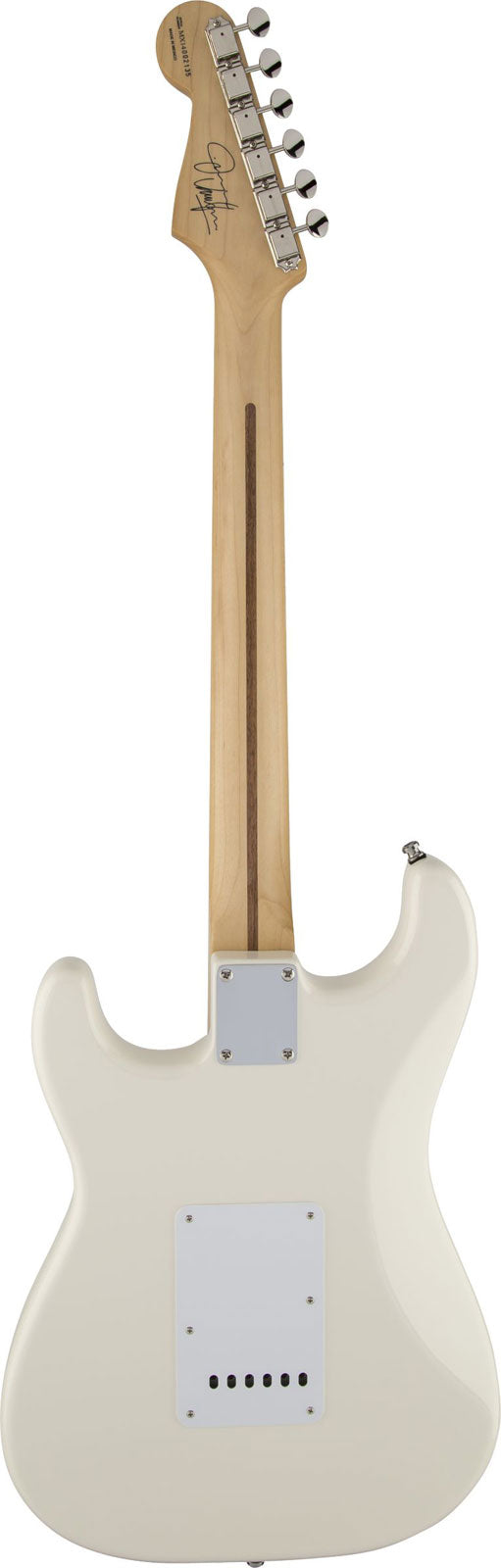 Stratocaster Signatuur Jimmie Vaughan MN Tex-Mex Olympisch wit