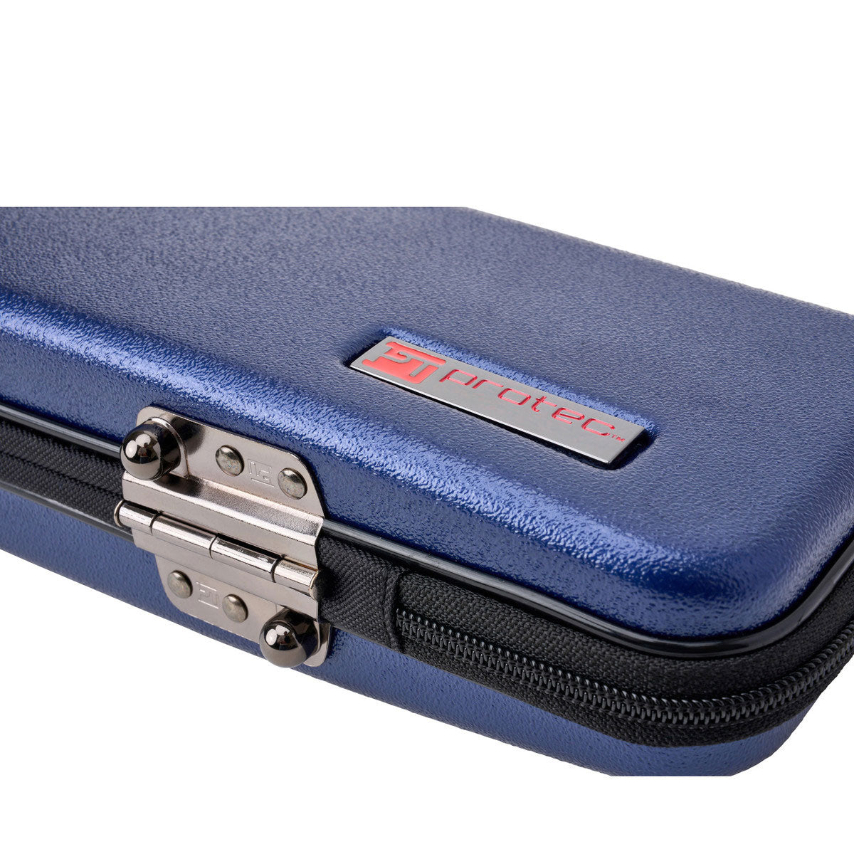 Blauwe Micro Zip-koffer - Fluit C/Bes