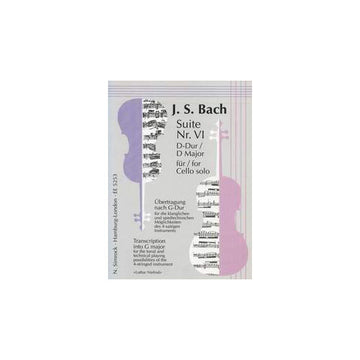 Bach J.S. - Suite No.6 In G Major BWV 1012 - Cello