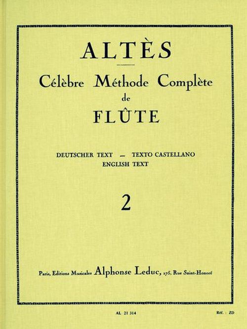 Leduc Altes - Methode De Flute Traversiere Vol. 2