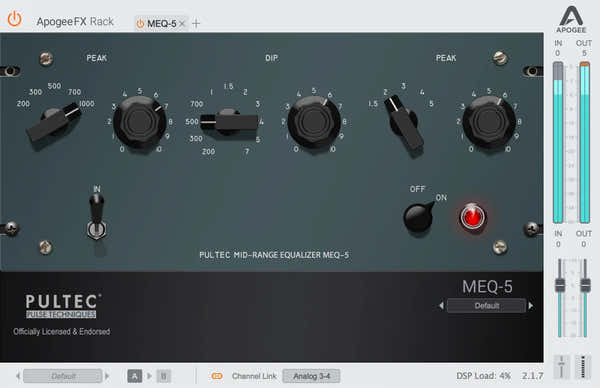 FX Rack Pultec MEQ-5