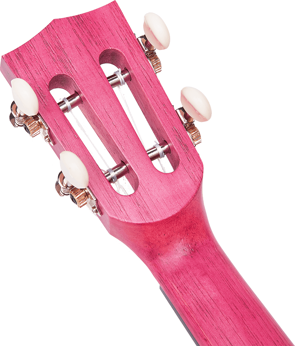 Ukulele Island Concert Cherry Red + Hoes