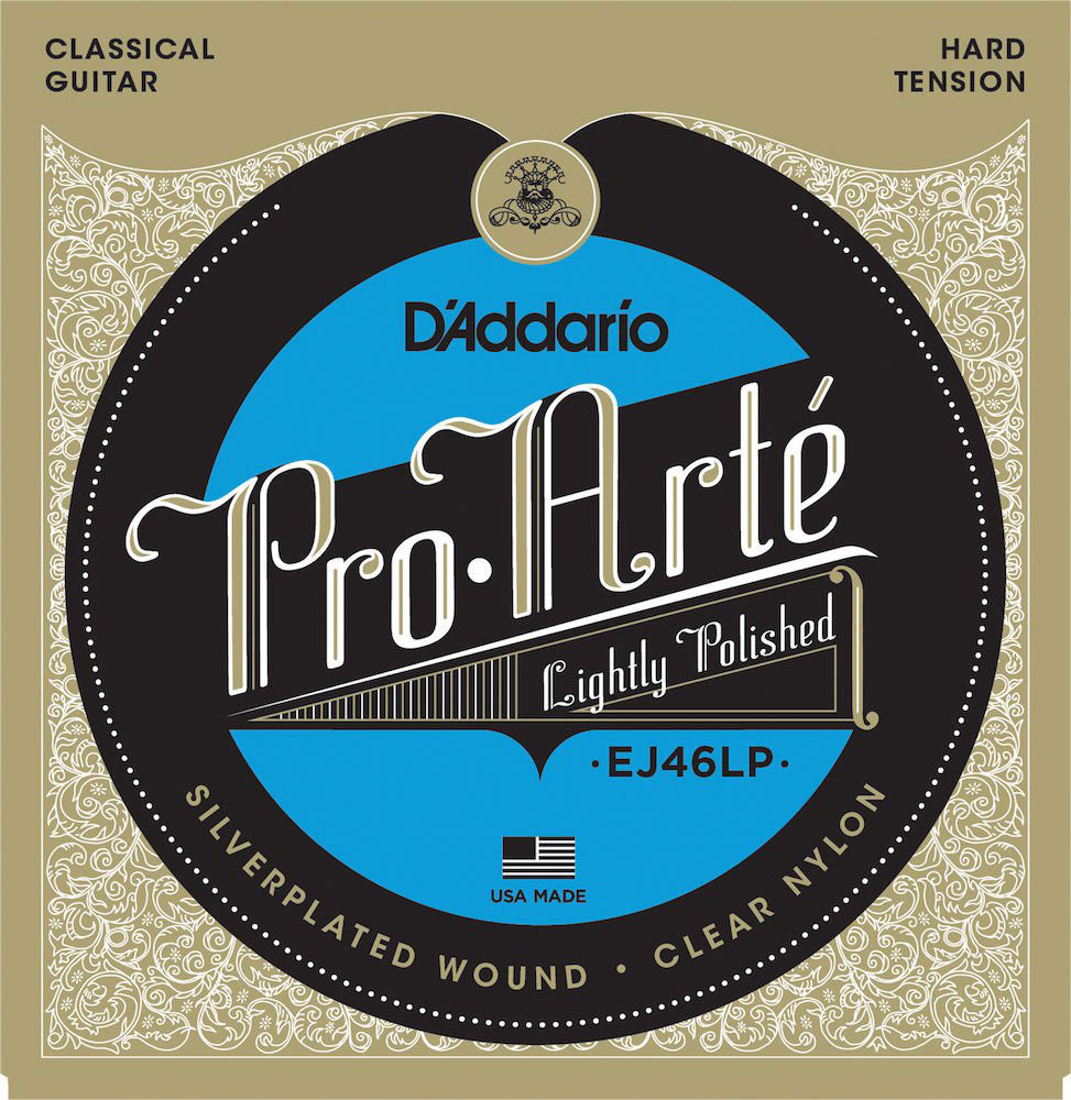 D'ADDARIO EJ46LP PRO-ARTE COMPOSITE CLASSICAL GUITAR STRINGS HARD TENSION