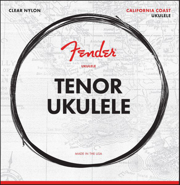 Fender Tenor-ukelele Snaren Set Van Vier