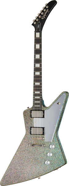 Explorer Custom Signature Lzzy Hale Zwarte Diamant Holografische Glans IBG
