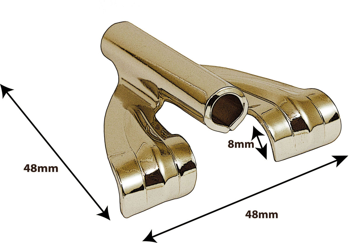 DC2BR - Bassdrum-Ketelhaak - Goud (x1)