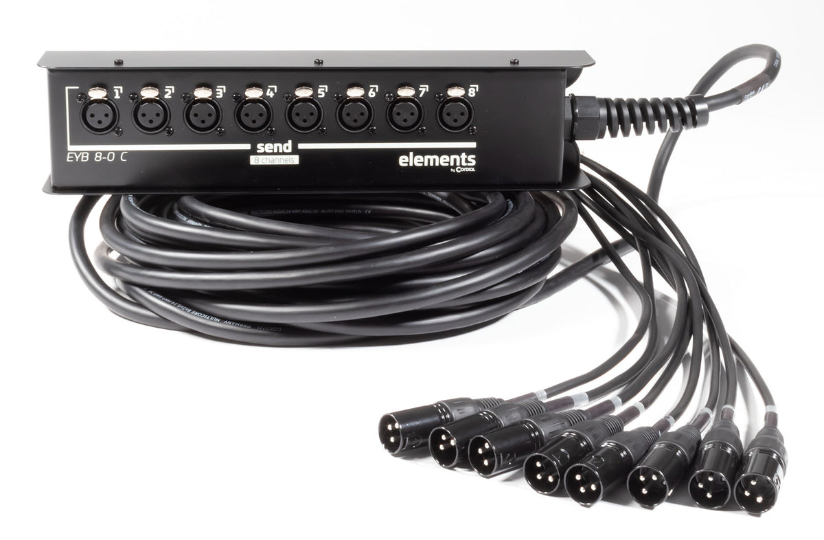 Cordial Stagebox 8 Ingangen XLR 15 M