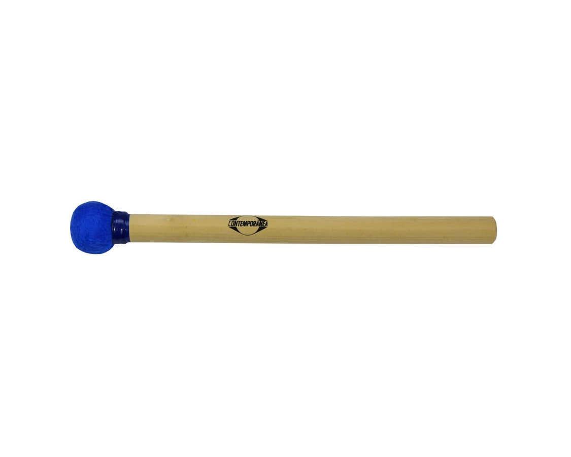 C-BS08 Surdo-Mallet Hout Blauw Kleine Kop 35Cm
