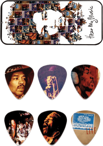 6 x Jimi Hendrix Hear My Music Medium Blik