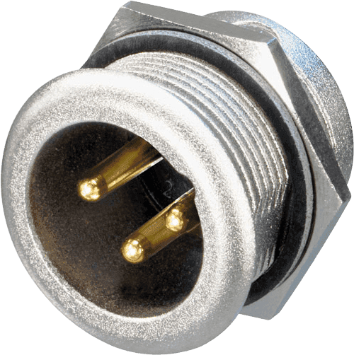 Neutrik AUDIO CONNECTORS XLR SUBBASES MPR-HD 3-POLE MALE WATERPROOF