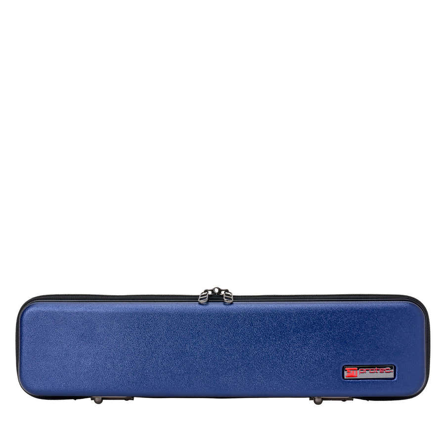 Blauwe Micro Zip-koffer - Fluit C/Bes
