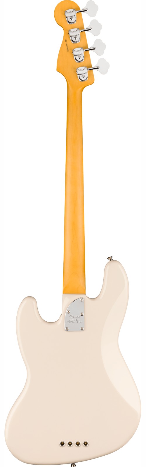Jazz Bass American Professional, RW Olympisch wit
