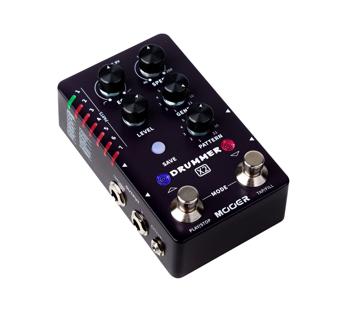 Stereo Drummer X2 Zwart