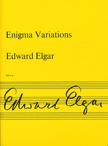 VARIATIONS ON AN ORIGINAL THEME 'ENIGMA' OP.36 FOR ORCHESTRA. MINIATURE SCORE - ORCHESTRA