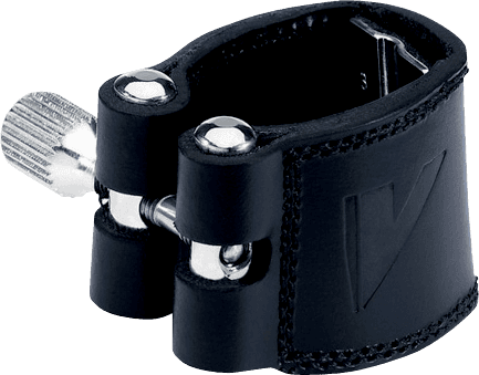 Vandoren LEATHER Bb LIGATURE WITH PLASTIC CAP - LC21P