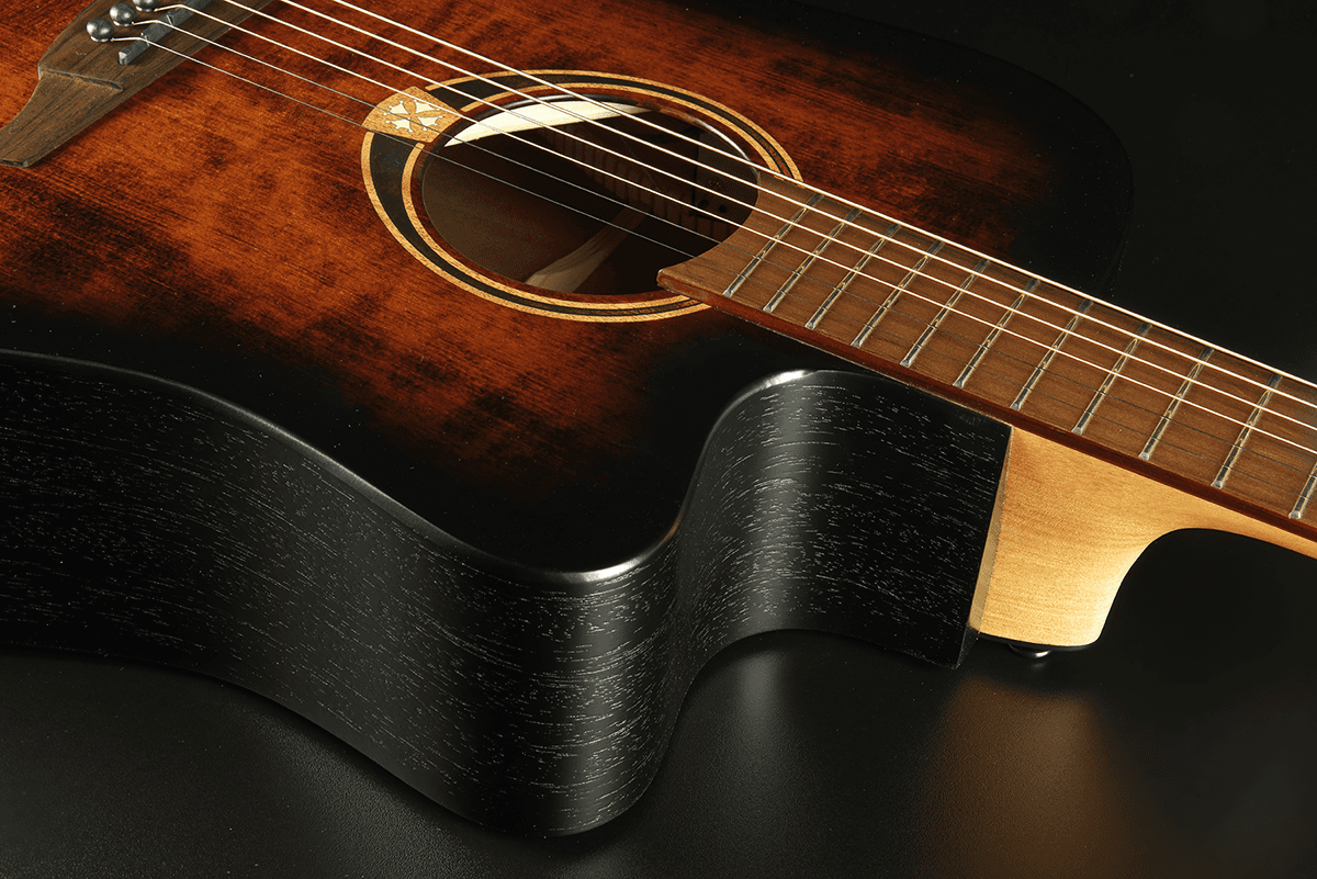 Tramontane T70DCE-B&B Dreadnought Ctw Zwart & Bruin