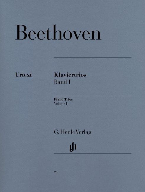 Henle Verlag Beethoven L.V. - Piano Trios Volume I