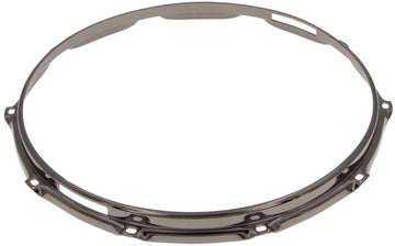 HS23-14-10SBK - 14" 10 Holes Snare Side Black 2.3mm S-Style Triple Flange Drum Hoop