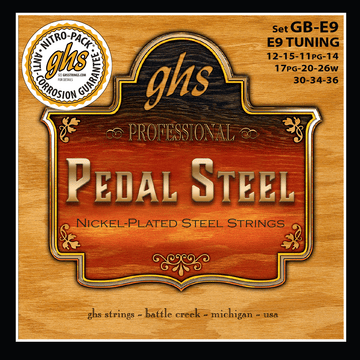 Pedalsteelsnaren E9-stemming