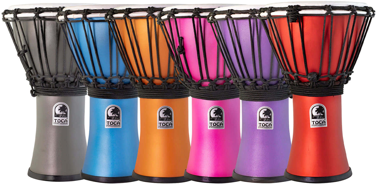 Djembé Freestyle Colorsound Mat Tfcdj-7Mtpk Set - 6 Stuks