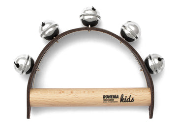 LEATHER HANDLE WITH 5 BELLS - HIGH PITCH - 1+