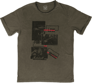T-Shirt Marshall Live For Music Taille M