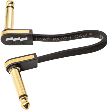 Compacte Gouden Gitaarpatchkabel 10 CM