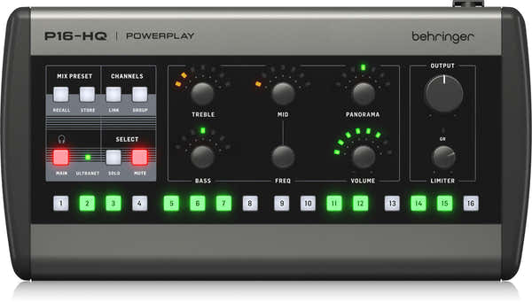 P16-HQ - MONITOR MIXER