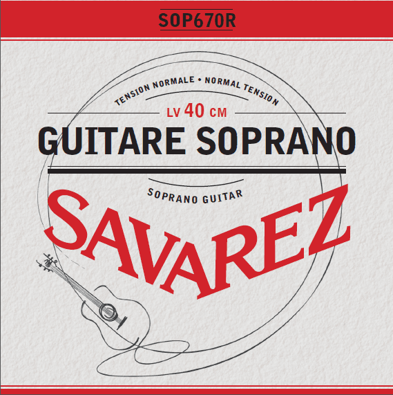 Savarez SPECIAL CLASSIC STRINGS SOPRANO RED TIE ROD NORMAL 40 CM