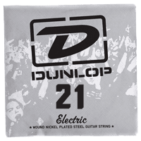 Dunlop NICKEL PLATED STEEL ELECTRIC STRINGS UNIT ROUND THREAD 021